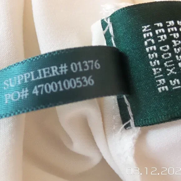 Womens Like NEW RALPH LAUREN Black & White Dress Size 10 - Picture 14 of 15